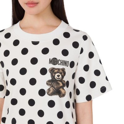 THE TEDDY BEAR PRINTED HEAVY COTTON DRESS